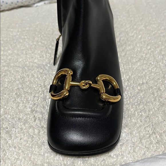 New Gucci  mid-heel ankle boot with Horsebit - Picture 3 of 16